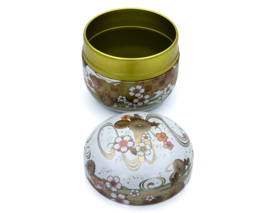 Boîte à thé Suzuko Kikusui Blanche 2.webp
