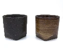 Coffret de 5 Tasses Japonaises en Porcelaine Légère _Diamant Gosai_ 12.webp