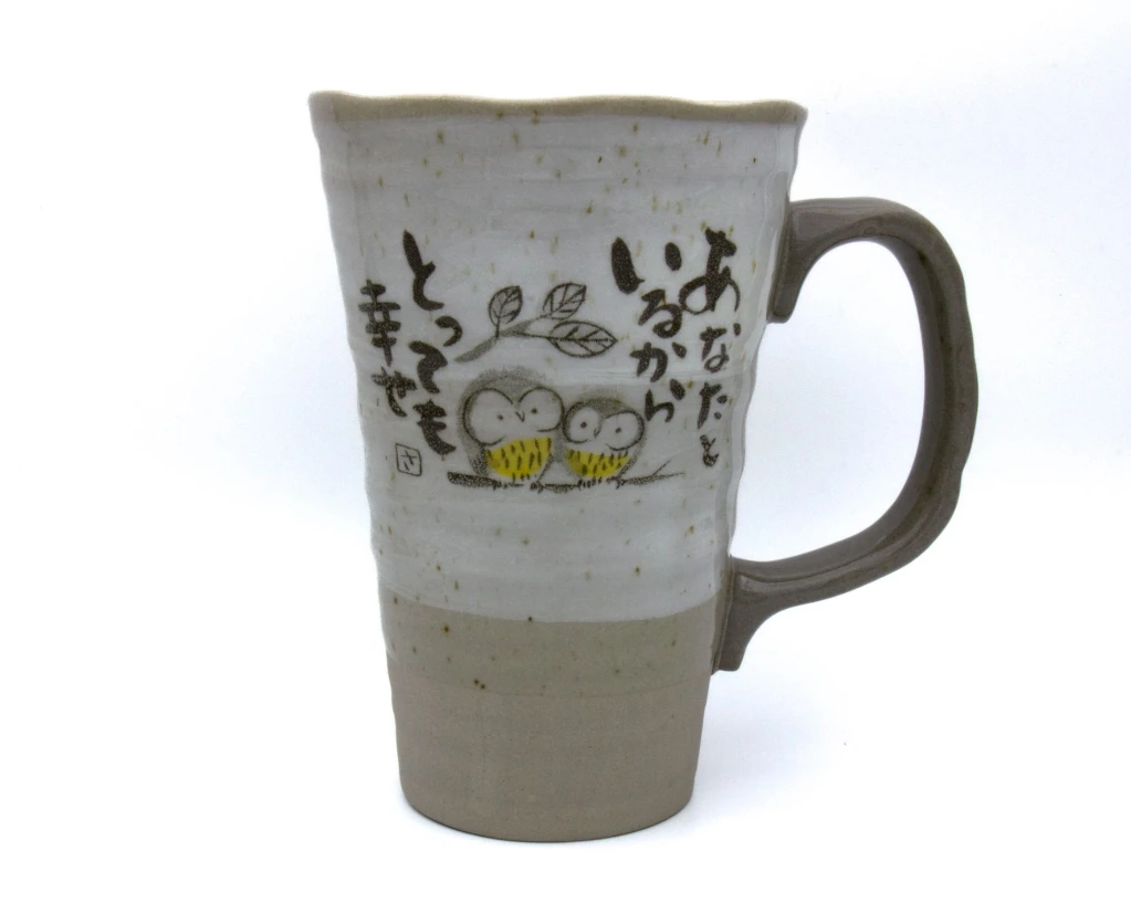 Set de 2 Mugs hauts en Grès – Fukuro (Hiboux) 4.webp