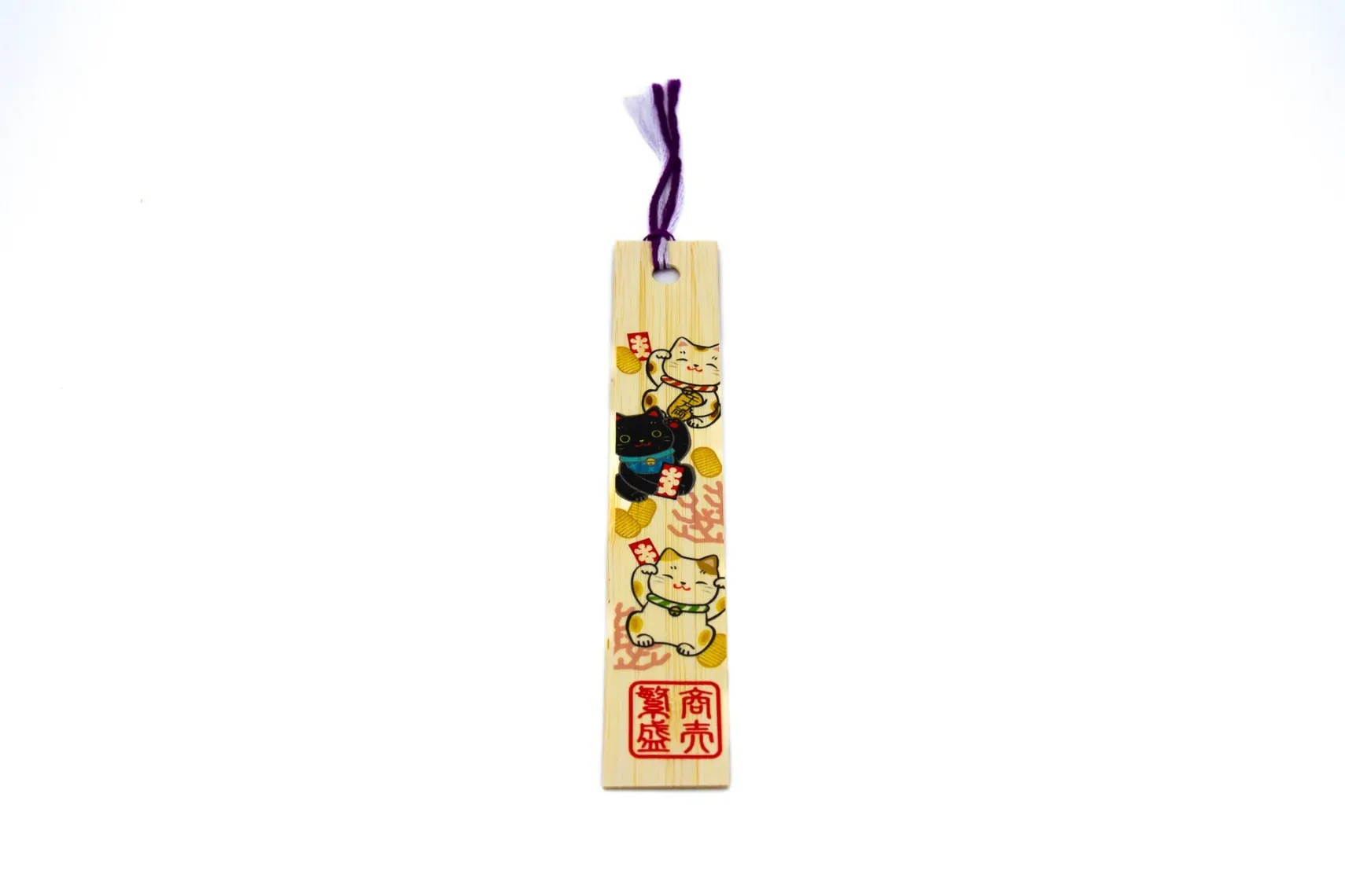 Marque-pages Artisanaux en Bambou – Collection "Traditions du Japon" (Type 2)