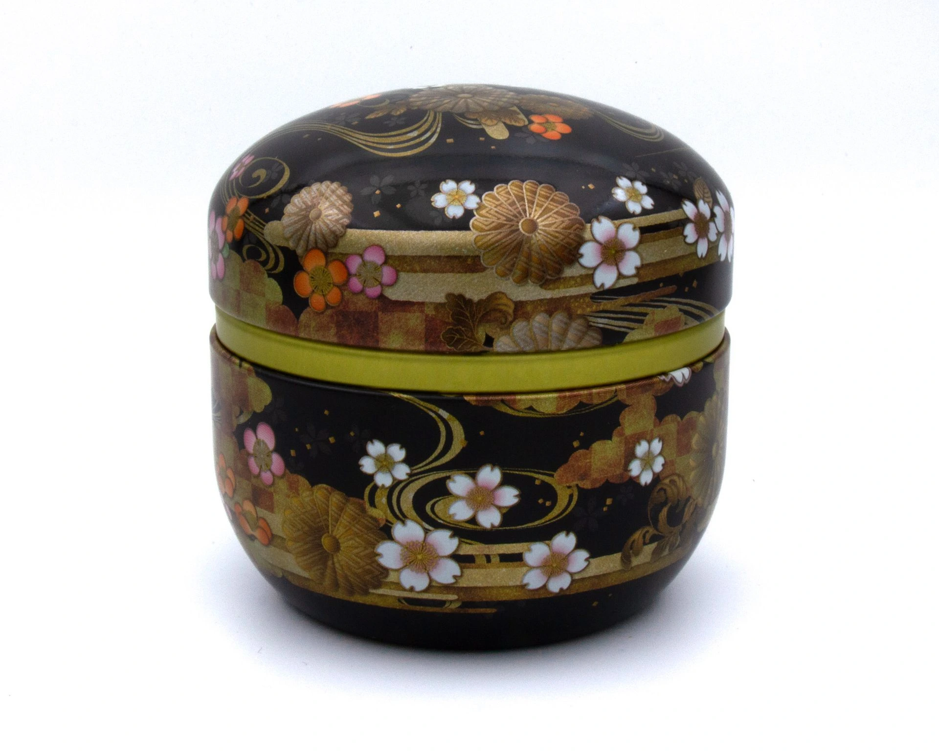 Boîte à thé Suzuko Kikusui noire