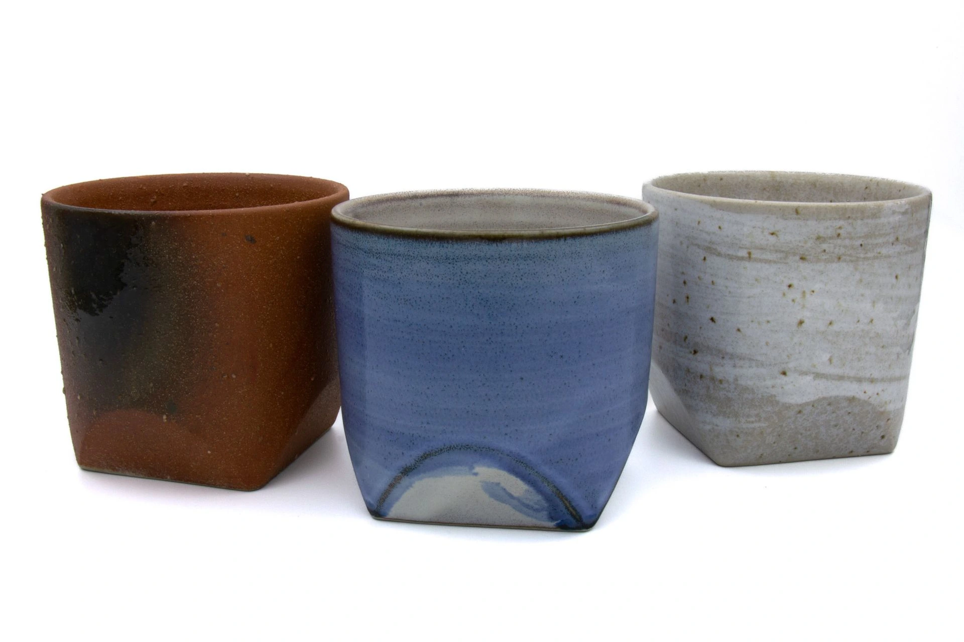 Coffret de 5 Tasses Japonaises en Porcelaine Légère "Diamant Gosai"