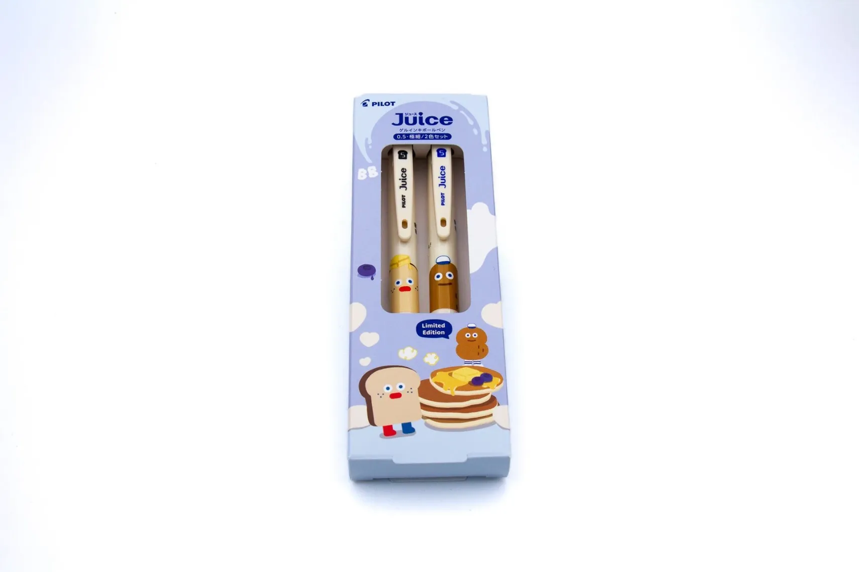 Duo de stylo bille noir et bleu - Juice Toast & Peanut - Pilot