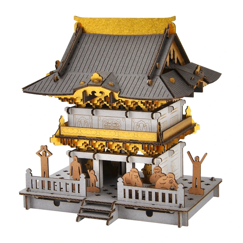 Mini Maquette en carton,NIKKO TOSHOGU SHRINE