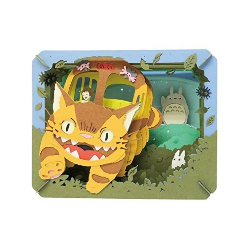 Paper theater - Ghibli - Mon Voisin Totoro - Chat Bus