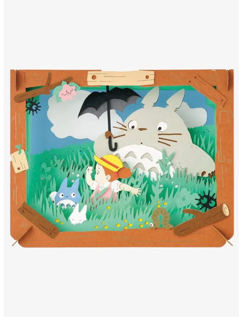 Paper theater - Ghibli - Mon Voisin Totoro - Totoro et Mei