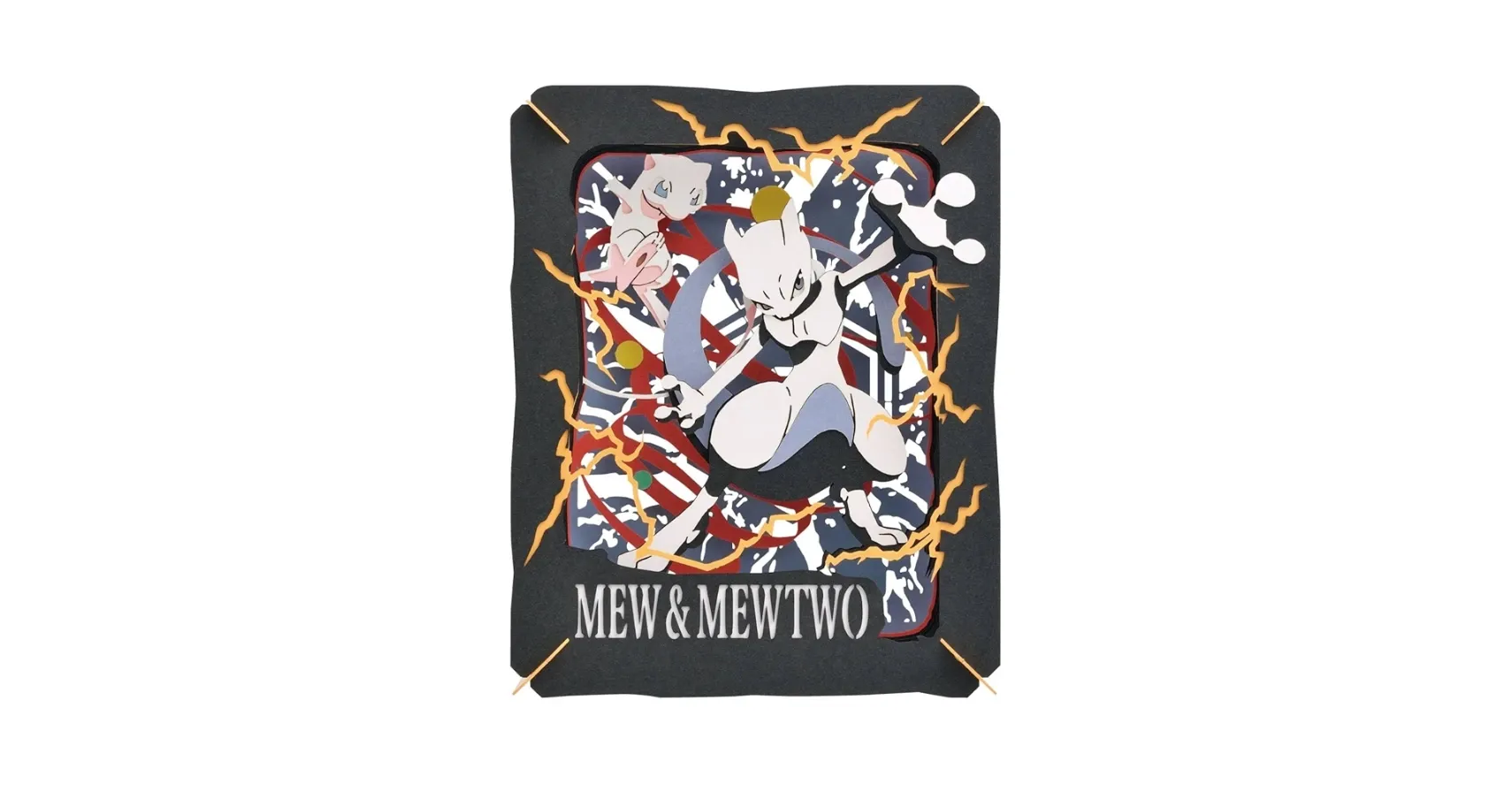 Paper theater - Pocket Monsters - Mew & Mewtwo