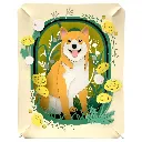 Paper theater - Shiba Inu